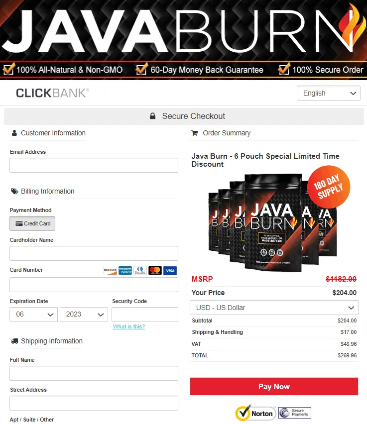 Java Burn-Buy-Now